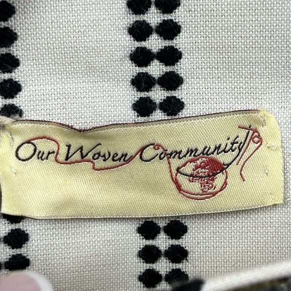 Our Woven Community Clutch Womens One Size Tapestry Handmade Crafted Green - Picture 6 of 12